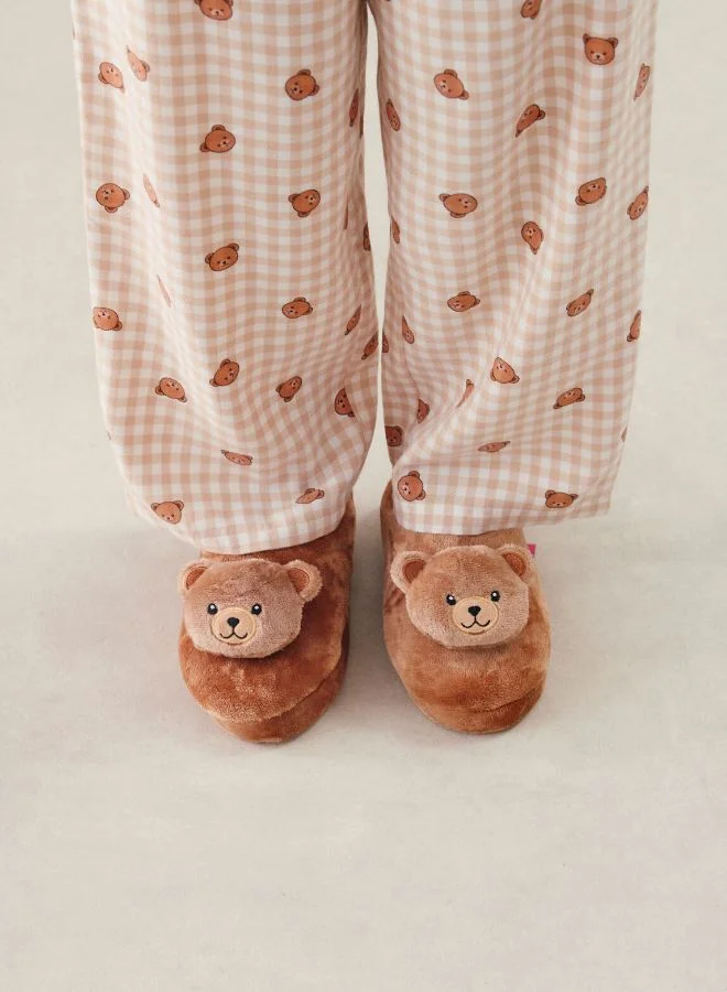 UNDIZ Teddy bear slippers